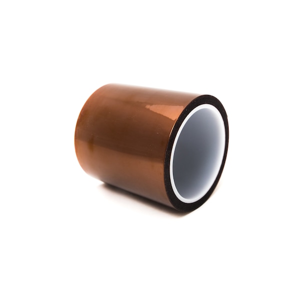 High-Temperature Kapton Tape, 1 Mil Thick, 200 mm Wide x 36 Yards Long, Amber - UL Recognized